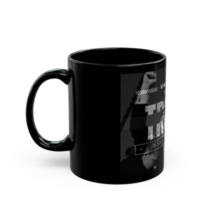 Black Mug (11oz, 15oz) Trump 2024 Coffee Mug - 'United We Stand, Divided We Fall' Patriotic Mug