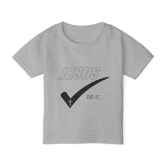 Jesus Did It Toddler Tee - Celebrate His Sacrifice!