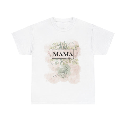 Soft Pastel Colored MAMA T-Shirt - 100% Cotton