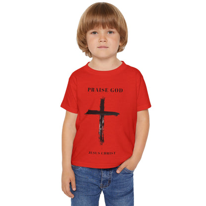 Praise God Toddler Tee - Wear Your Faith with Joy!